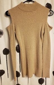 Sparkly Shoulderless Blouse